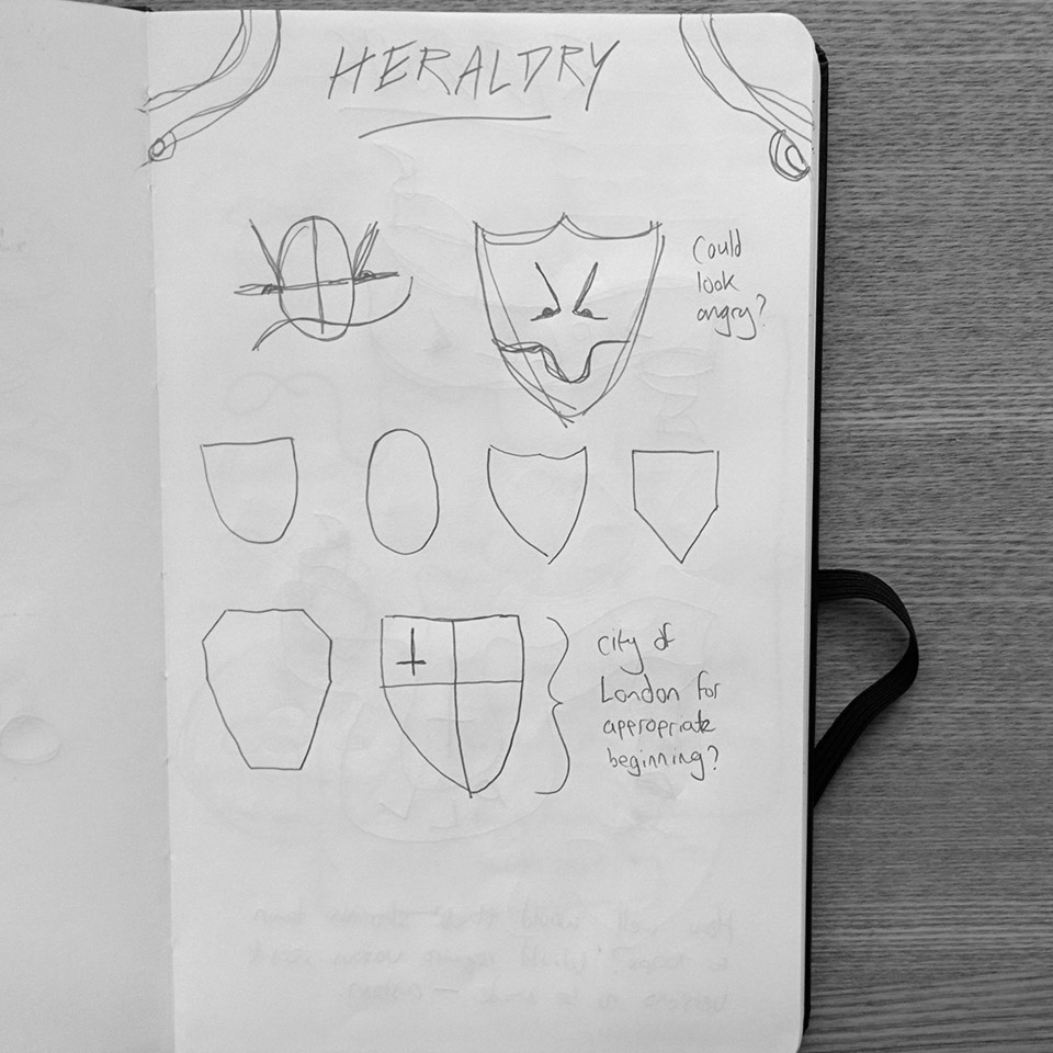 Perfume Lovers London logo sketches