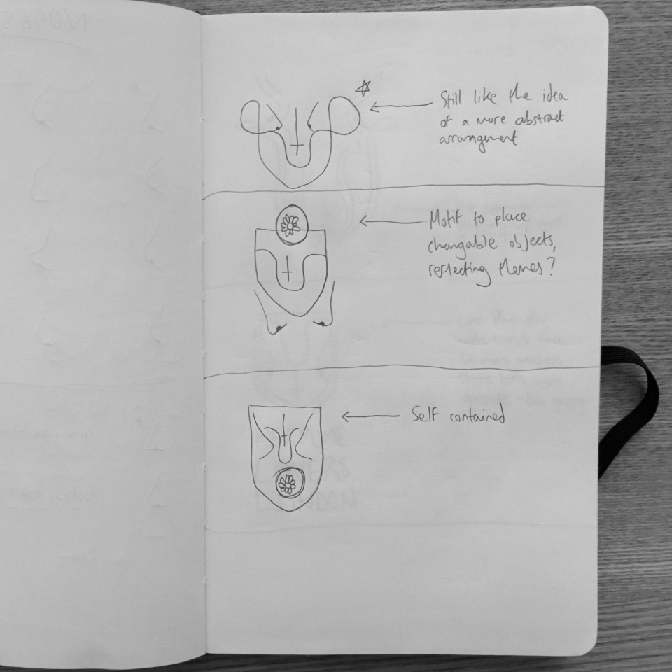 Perfume Lovers London logo sketches