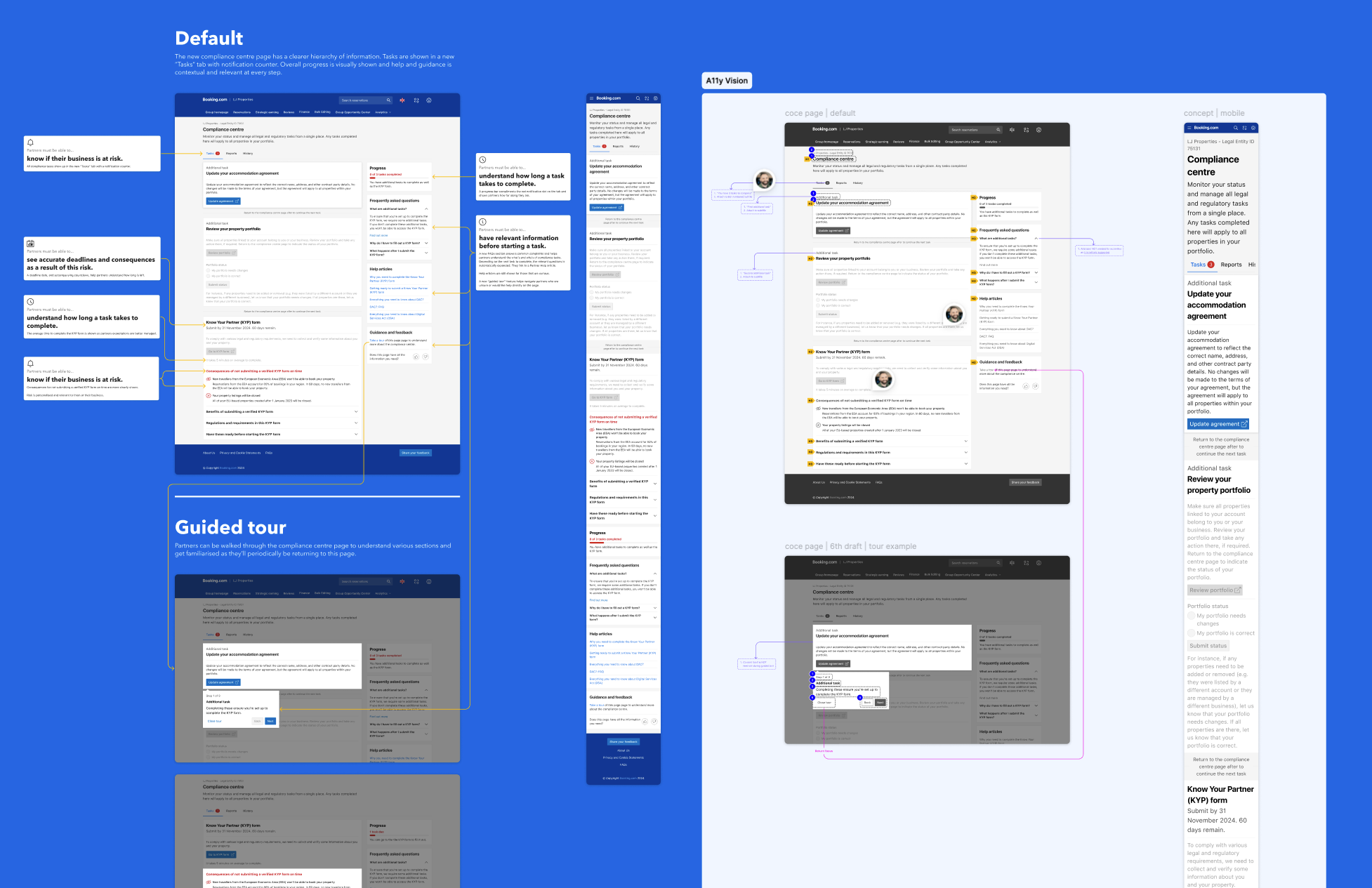 An image of a UX vision in Figma.